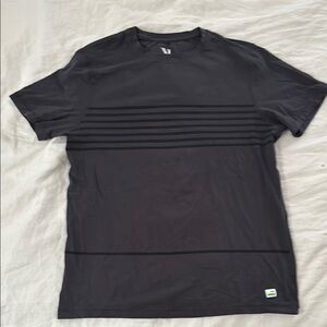 Men's Black Striped T-Shirt